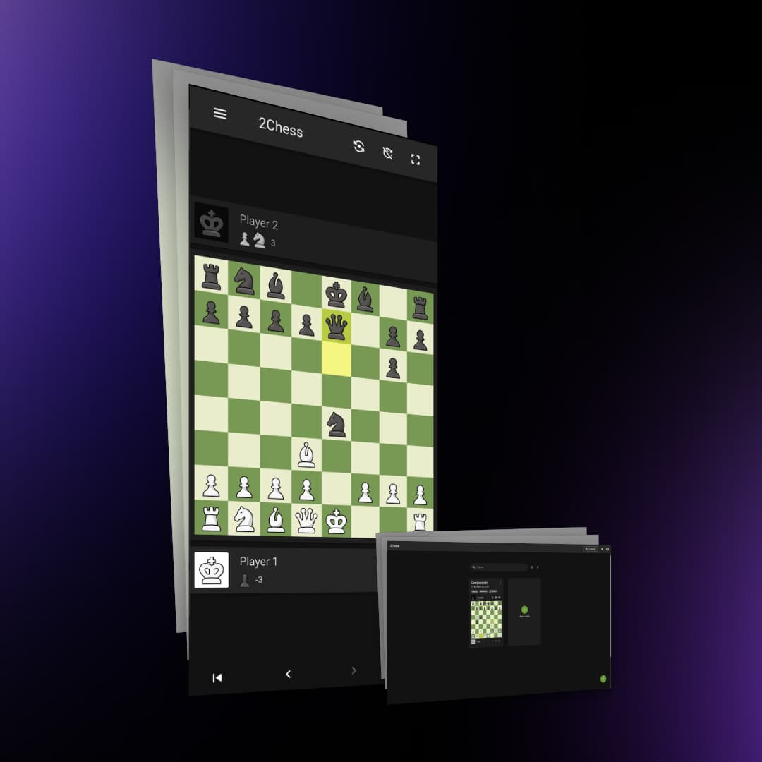 Ajedrez local para el navegador y el dispositivo móvil. image